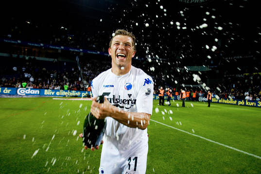 Marcus Allbäck, Köpenhamn, är dansk mästare med FCK.