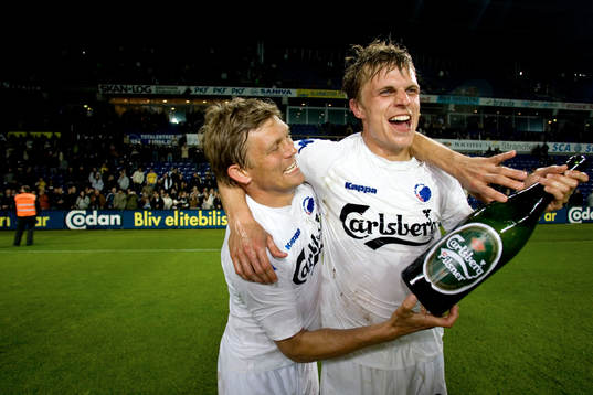 Marcus Allbäck, Köpenhamn, är dansk mästare med FCK.