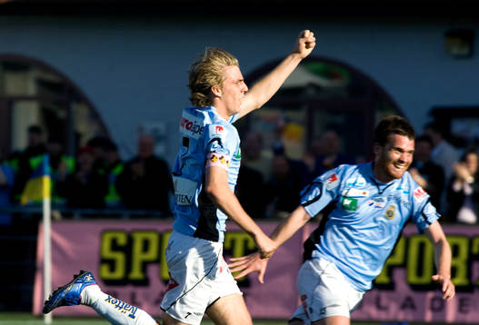 Johan Oremo och Peter Österberg, Gefle, jubel