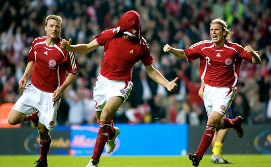 Leon Andreasen, Danmark, jubel