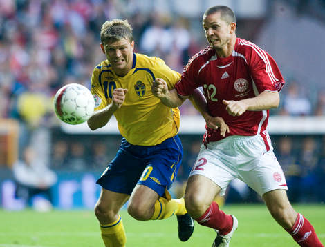 Marcus Allbäck och Leon Andreasen