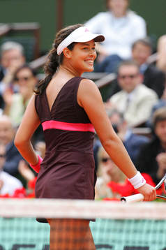  Ana Ivanovic, Serbien. Glädje