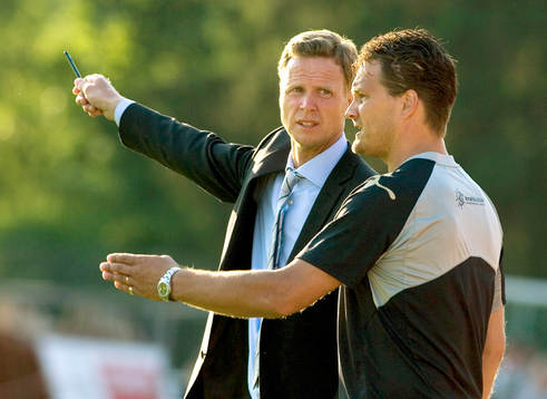 Pär Millqvist och Gerry Sundgren, tränare, Sirius