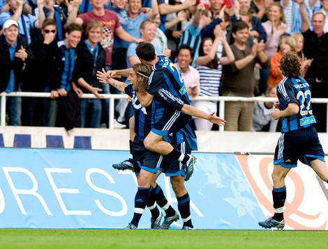  Jan Tauer, Djurgården, jubel.