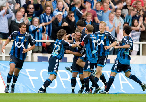  Jan Tauer, Djurgården, jubel.