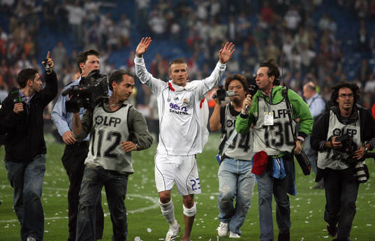 David Beckham, Real Madrid, firar ligasegern