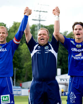 Stefan Ålander, Mika Sankala, tränare, Mikael Lustig,