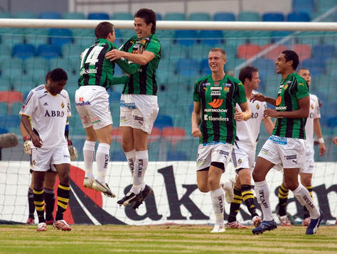  Andreas Tobiasson, Gais, jubel.