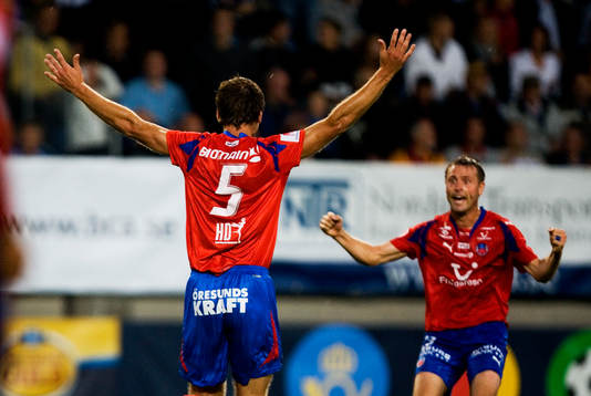   Andreas Jakobsson, Helsingborg,  jubel.