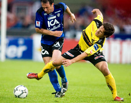 Hasse Mattisson, Halmstad och Emir Bajrami, Elfsborg