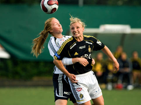  Nina Engström, Bälinge och Sofia Simonsson, AIK.