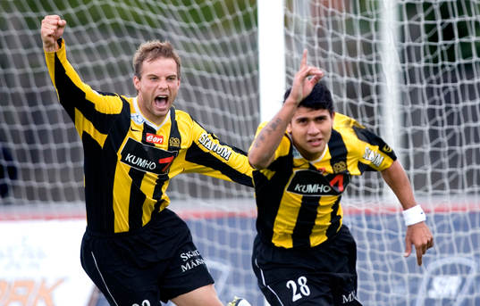 Daniel Forsell, Paulo José de Oliveiera, Häcken, jubel
