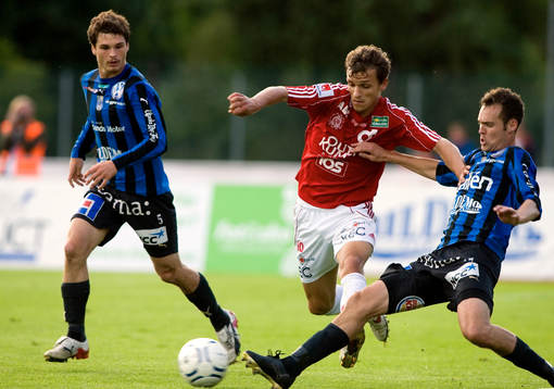  Tighe Dombrowski, Sirius, Shpetim Hasani, Degerfors och Fredrik Olsson, Sirius.