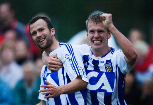 1-2 efter förlängning. Hjálmar Jónsson, slår in