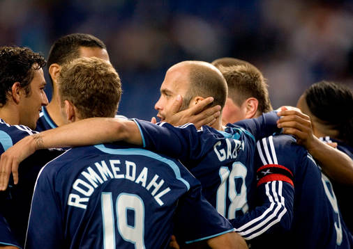 Gabri gjorde mål för Ajax, jubel!