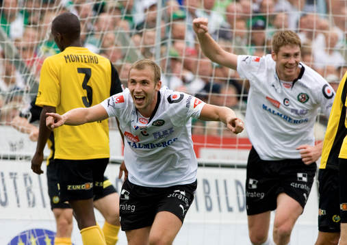 Jon Lundblad, Örebro och Magnus Wikström, Örebro, jublar