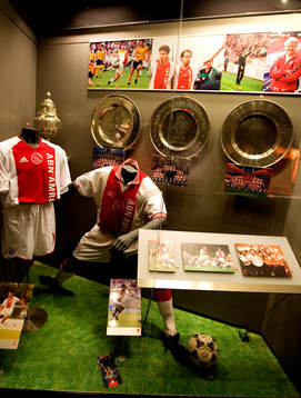 Fotboll, Ajax Museum på Amsteerdam Arena visar stora