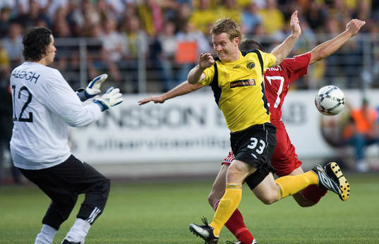 Hit men inte längre, målvakt Janos Balogh stoppar Fredrik