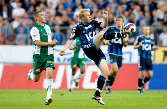 Petter Andersson, Hammarby, och Aki Riihilahti, Djurgården