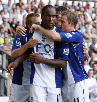  Cameron Jerome, Birmingham, jubel.