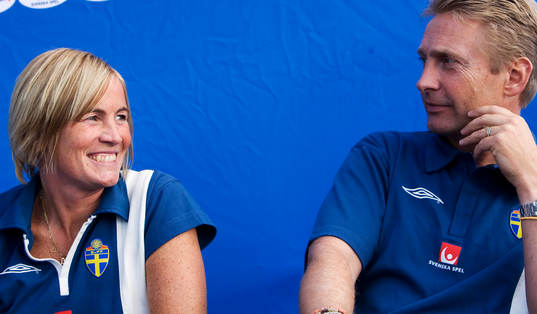 Thomas Dennerby, Förbundskapten och Lilie Persson,