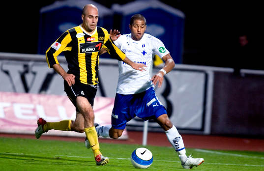  Teddy Lucic, Häcken, Bruno Santos, Norrköping.