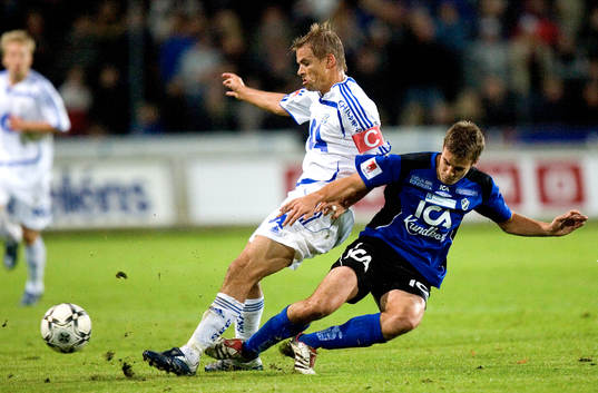 0-3, upprinnelsen när Martin Fribrock trycker till Niklas