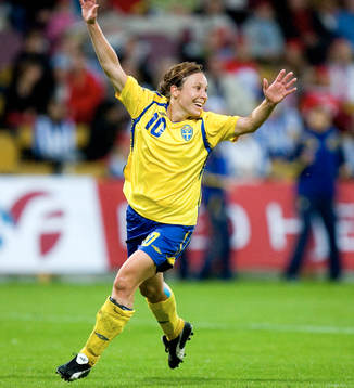 0-1, Hanna Ljungberg, mål direkt