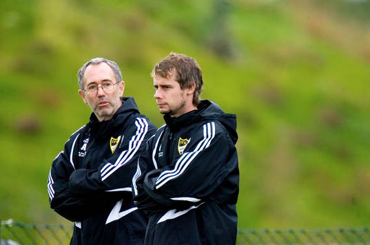 Alf Jönsson och Daniel Nilsson, tränare, Hässleholm