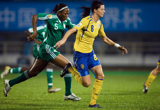 Lotta Schelin och Onome Ebi
