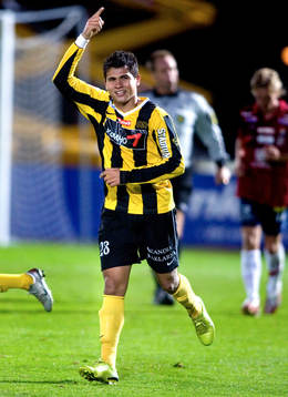  Paulo José de Oliveiera, Paulinho, Häcken, jubel