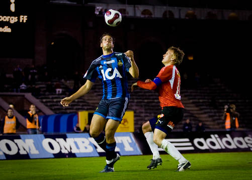 Mikael Dahlberg, Djurgården, och Linus Malmqvist,