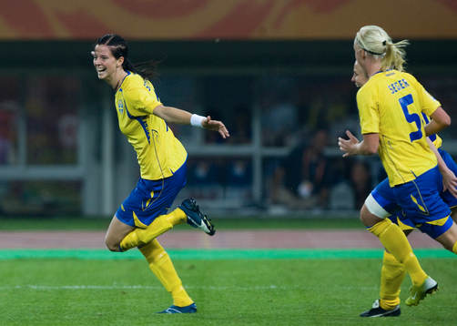 Lotta Schelin, Sverige (jubel)