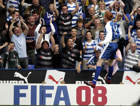  Dave Kitson, jubel.