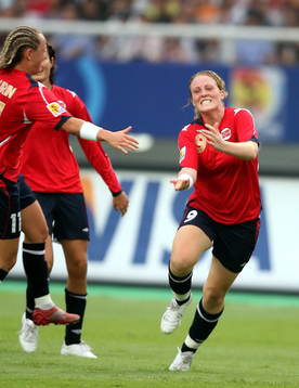  Isabell Herlovsen, Norge. Glädje. Jubel.