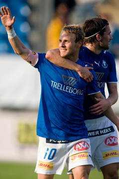 Erik Sundin, Trelleborg gjorde 1-1, Jubel!