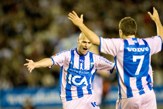 Måljubel i rosa, Thomas Olsson tackar Tobias Hysén