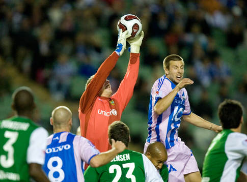 Erland Hellström, målvakt, greppar