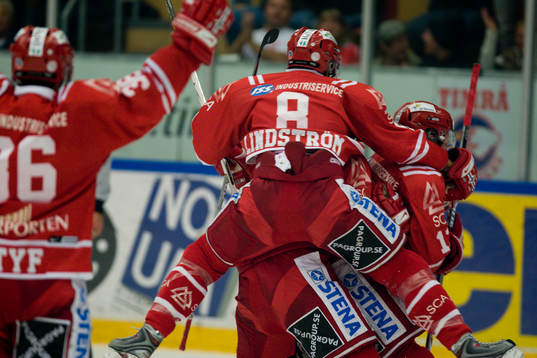 Oscar Sundh, Timrå 5-5, jubel