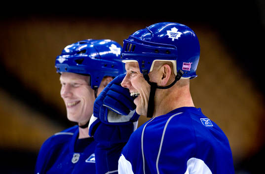 Mats Sundin, skrattar, ler, glad, glädje