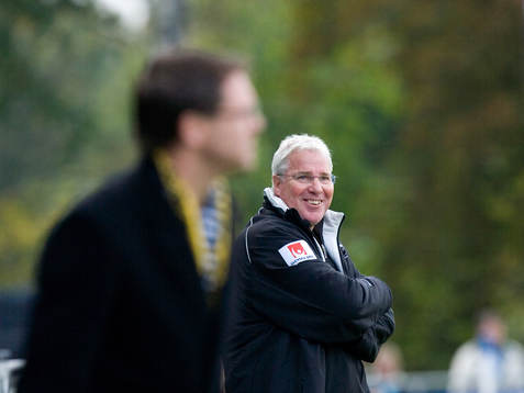 Conny Karlsson, tränare, Trelleborg, gladare än kollegan