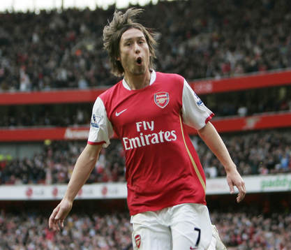  Tomas Rosicky, jubel.