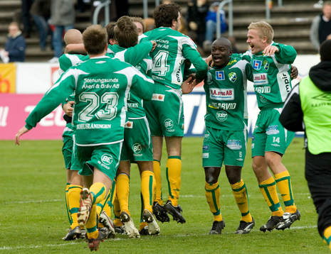  Ljungskile är klara för Allsvenskan, jubel.