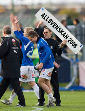  Allsvenskan även 2008 för Trelleborg.