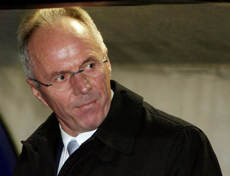  Sven Göran Eriksson, tränare, Manchester City.