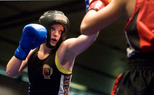 Höllvikens Annelie Herslev boxade hem segern i  finalen i