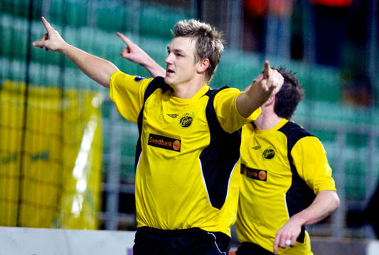  Mathias Svensson, Elfsborg, jubel.