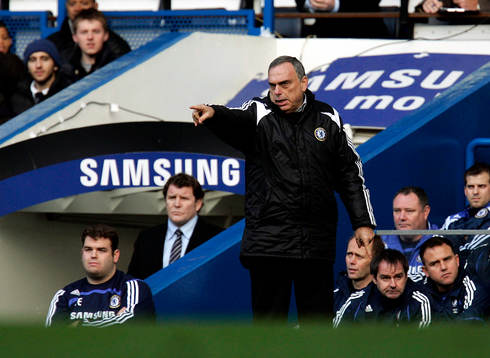 Avram Grant, tränare, Chelsea.