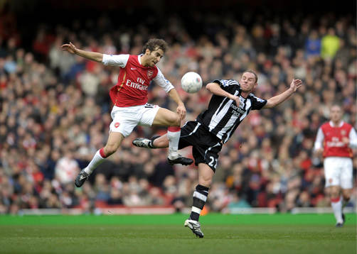  Mathieu Flamini och Nicky Butt.