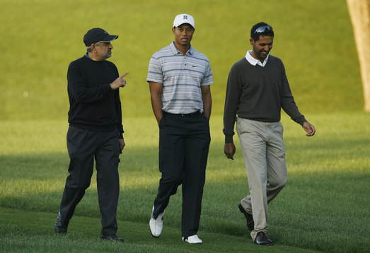 Tiger Woods och Abdulla Al Naboodah